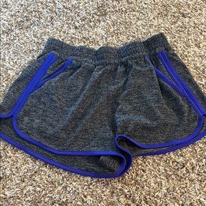 Under Armour Gray and Purple Athletic Shorts